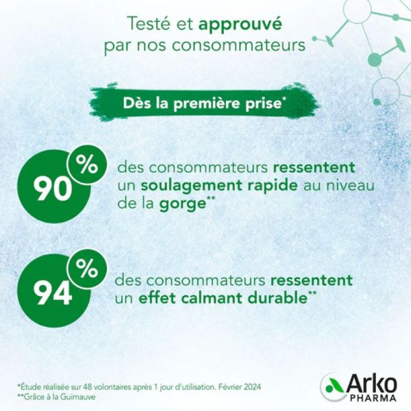 Arkopharma Activox maux de gorge parfum citron 24 comprimés à sucer