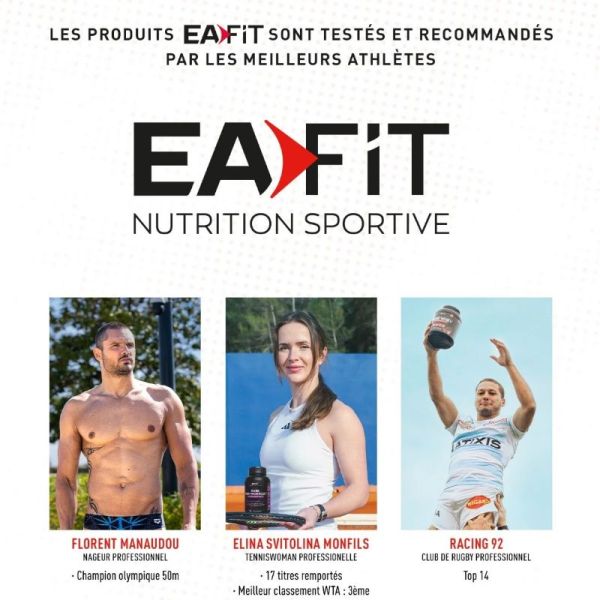 EaFit Pure Whey boisson double vanille Intense 360g