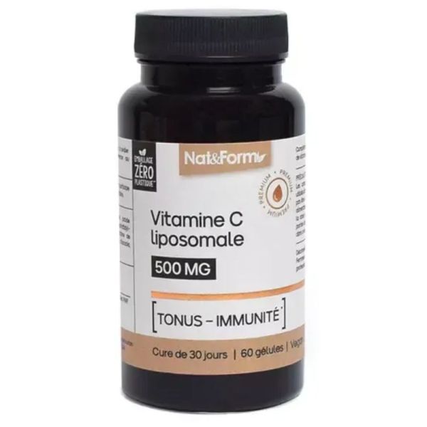 Nat&Form Vitamine C Liposomale tonus immunité 60 gélules