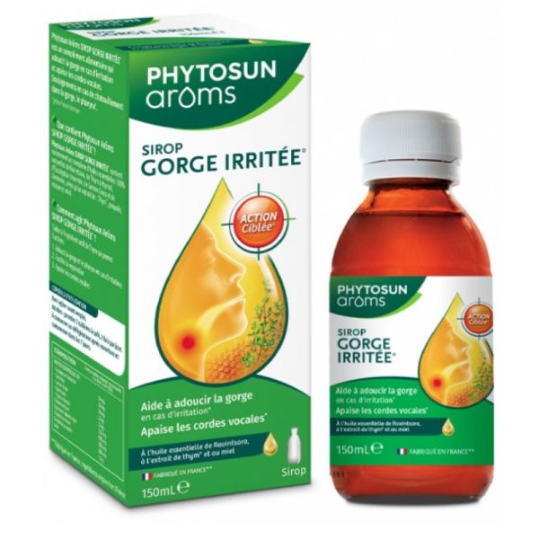 Phytosun Arôms Sirop Gorge Irritée 150 ml
