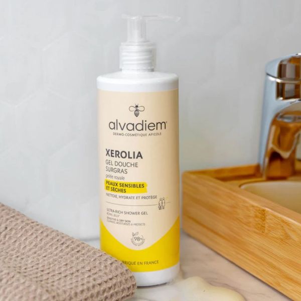 Alvadiem Xerolia gel douche surgras à la gelée royale 400ml