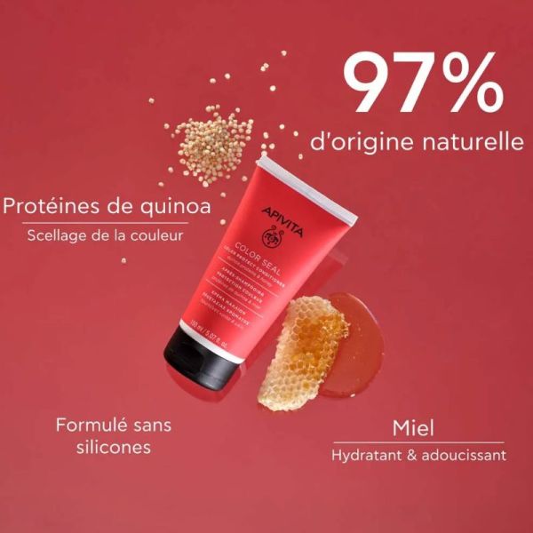Apivita après-shampoing Color Seal protecteur de couleur 150ml