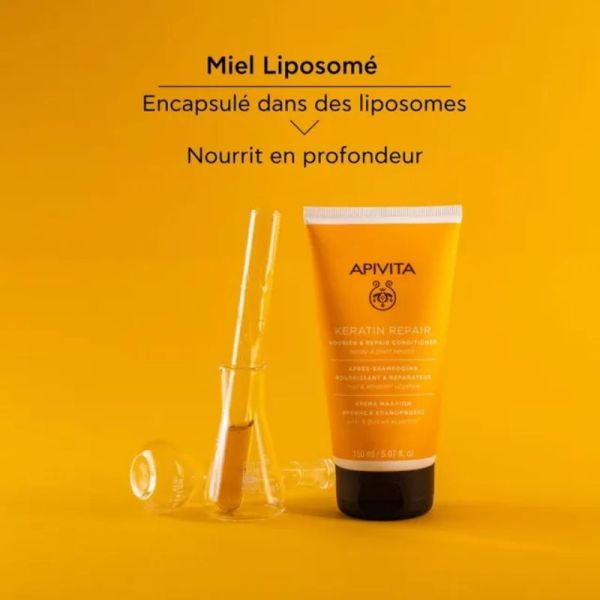 Apivita après-shampoing Keratin Repair nourrissant et réparateur 150ml