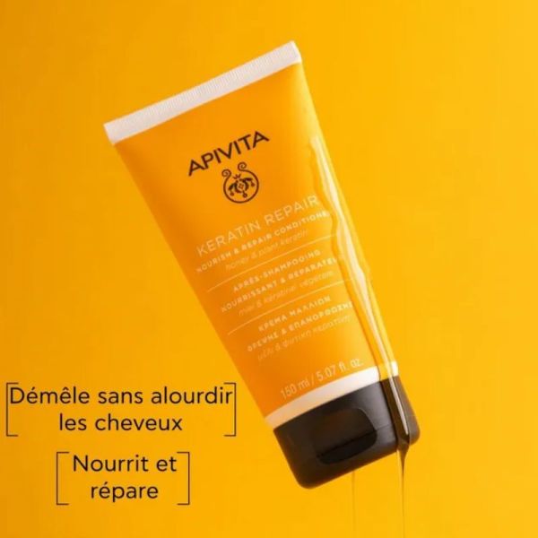 Apivita après-shampoing Keratin Repair nourrissant et réparateur 150ml