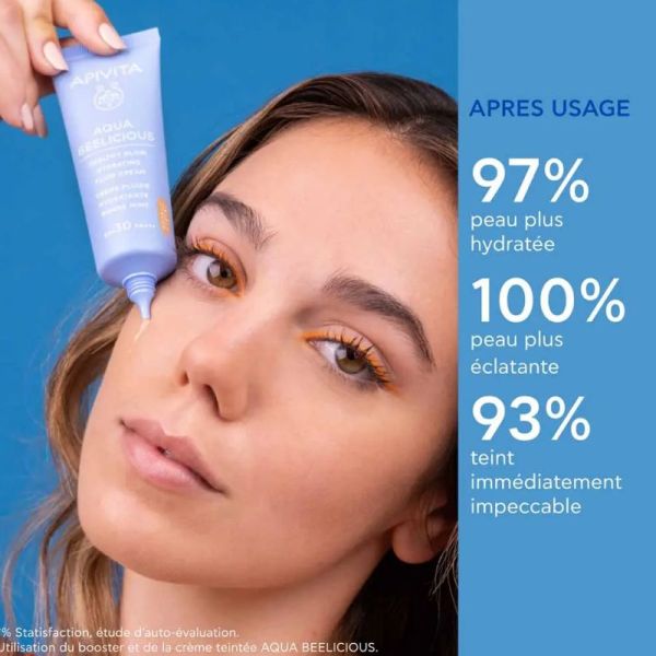 Apivita Aqua Beelicious crème fluide hydratante bonne mine SPF30 40ml