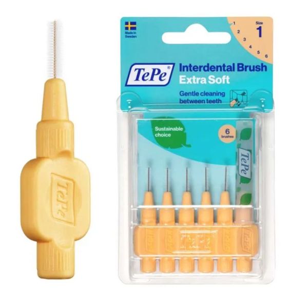TePe brossettes interdentaires extra souples aille : 1 : 0,45 mm 6 unités