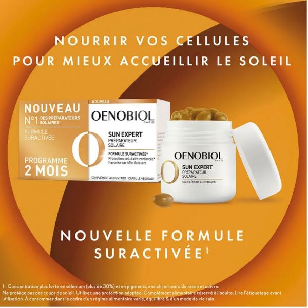 Oenobiol Sun Expert préparateur solaire 2x30 capsules