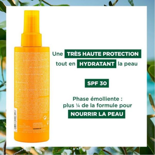 Klorane solaire spray sublime SPF30 200ml