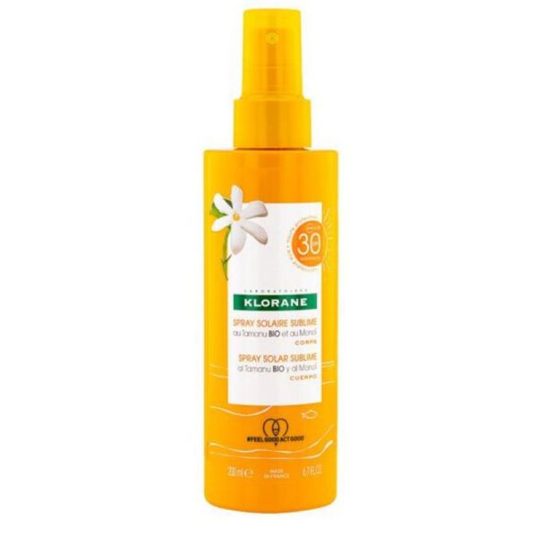 Klorane solaire spray sublime SPF30 200ml