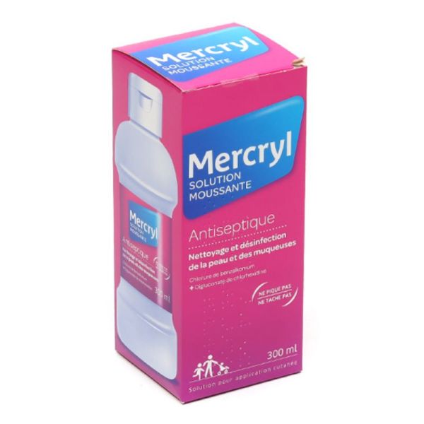 Mercryl solution moussante antiseptique 300 ml