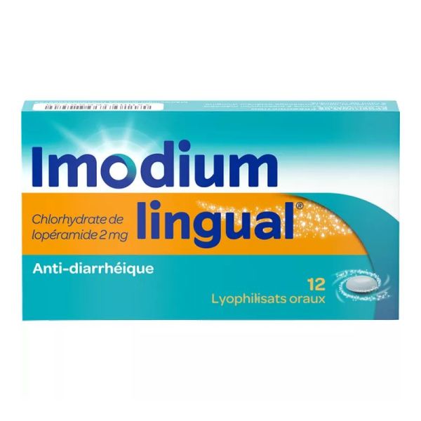 Imodium lingual 2mg 12 lyophylisats