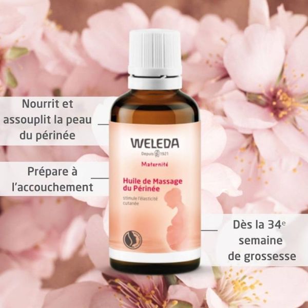 Weleda huile de massage du périnée 50ml