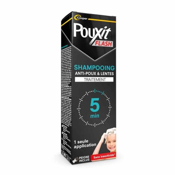 Pouxit Flash traitement shampooing anti-poux & lentes 100ml