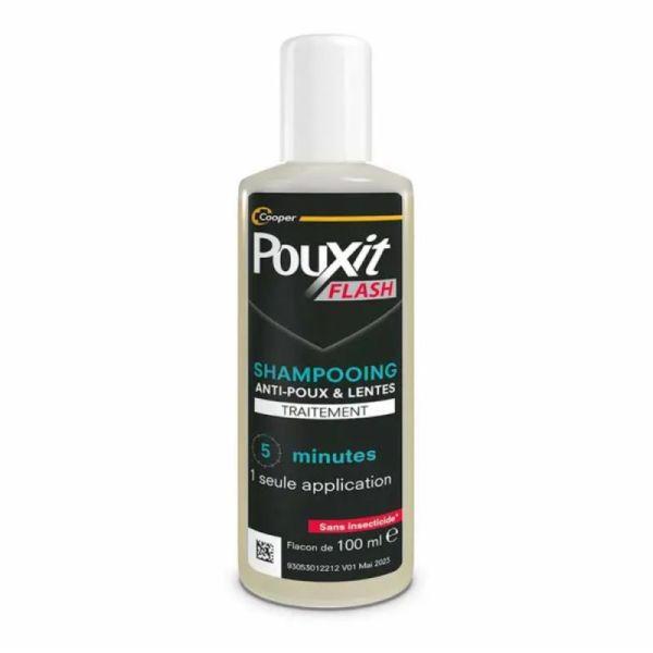 Pouxit Flash traitement shampooing anti-poux & lentes 100ml