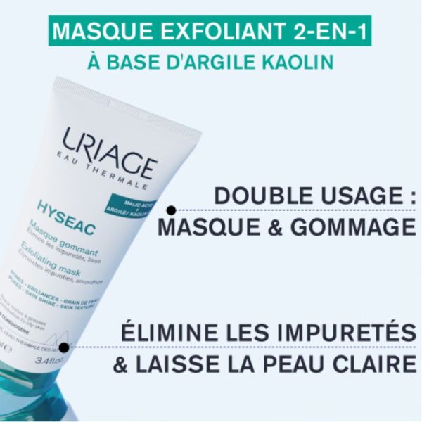 Uriage Hyséac masque gommant 100ml