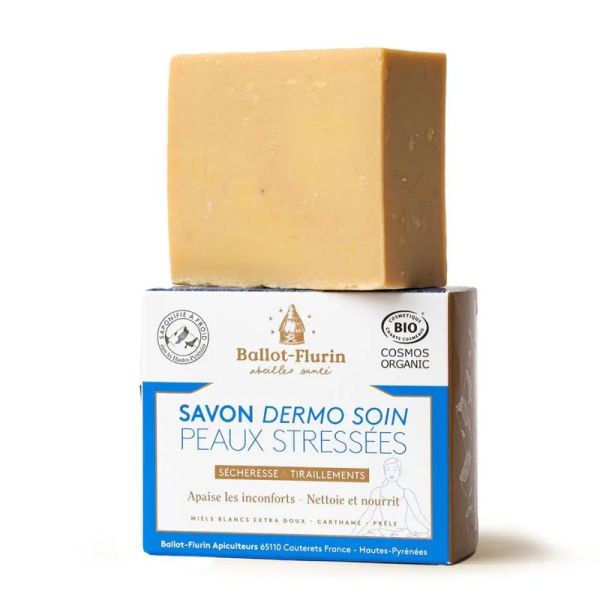 Ballot-Flurin Savon dermo soin bio peaux stressées 100g