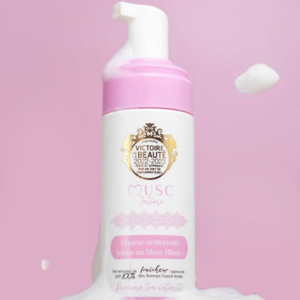 Musc Intime Musc Blanc mousse nettoyante 150ml