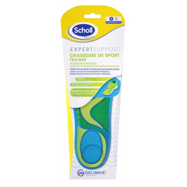 Scholl Expert support semelles chaussures de sport 1 Paire T2