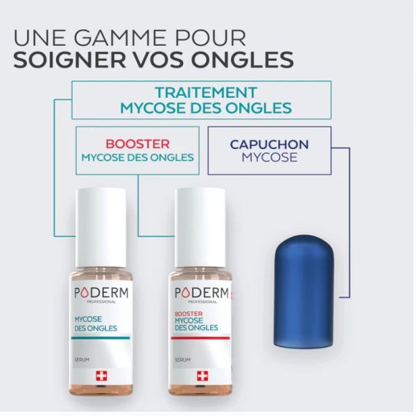 Poderm traitement intensif nuit mycose ongle 8ml