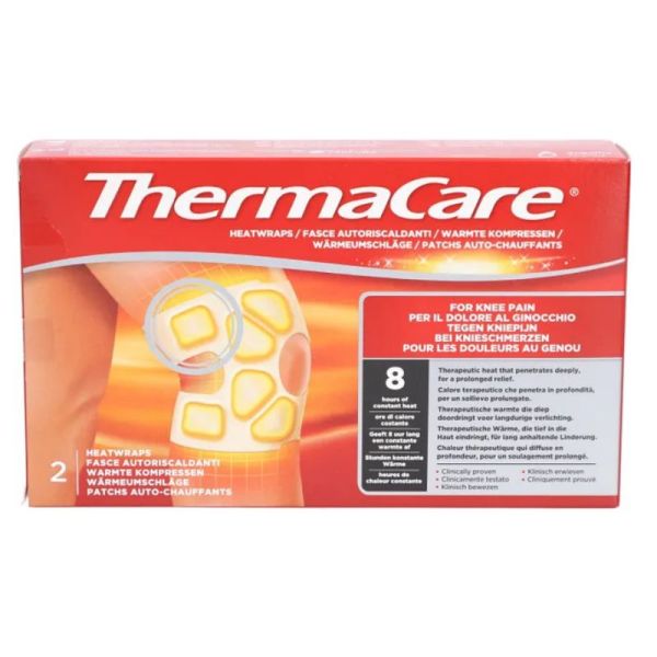 Thermacare patch auto chauffants genou 2 patchs