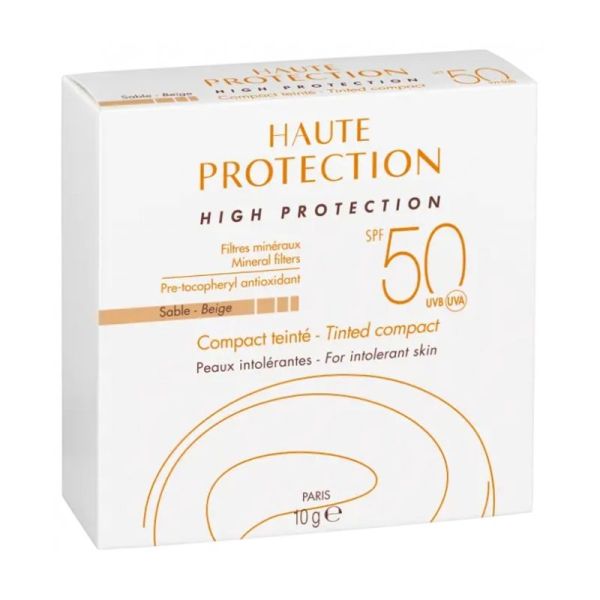 Haute Protection Compact Teinté Teinte Sable SPF50 10 g