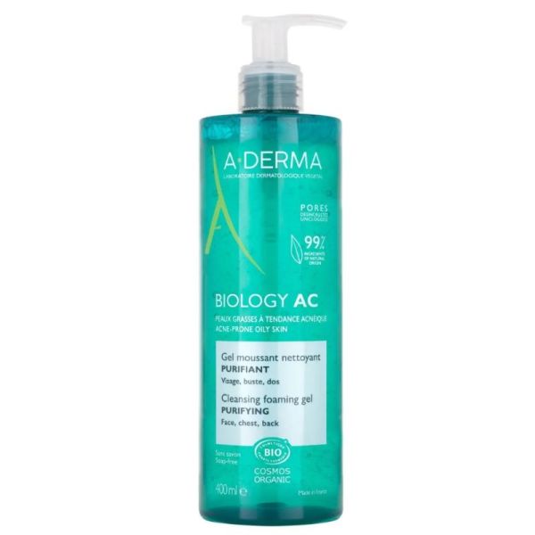Biology AC Gel Moussant Nettoyant Purifiant Bio 400 ml