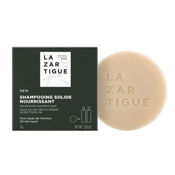 Lazartigue shampoing solide nourrissant 75 g