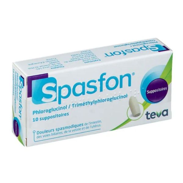 Spasfon douleurs spasmodiques 10 suppositoires