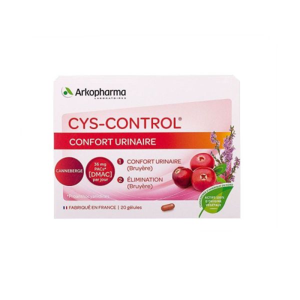 Cys-control confort urinaire gélules 20 gélules