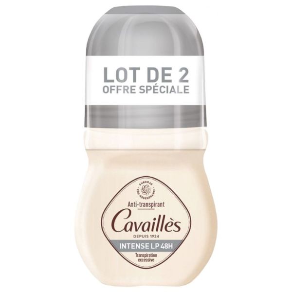 Cavaillès Intense LP déodorant anti-transpirant roll-on 2x50ml