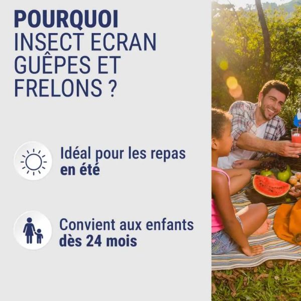 Insect Ecran Moustique guêpe frelon répulsif peau 100ml