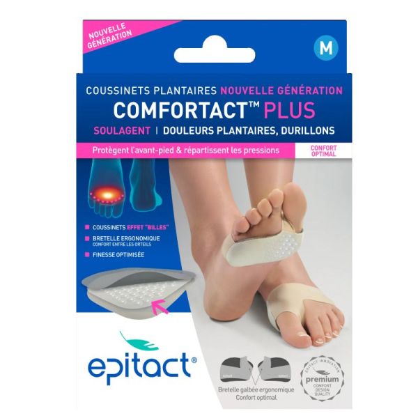 Epitact Comfortact Plus coussinets plantaires nouvelle génération taille M