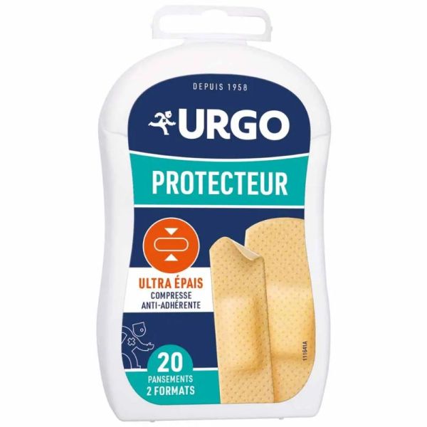Urgo pansements ultra protecteurs 20 pansements 2 formats
