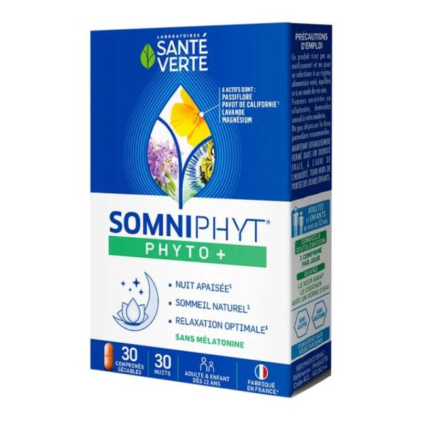 Sante Verte Somniphyt Phyto+ sommeil réparateur 30 comprimés
