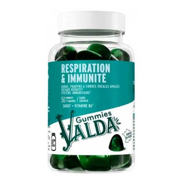 Valda Respiration & Immunité 50 Gummies