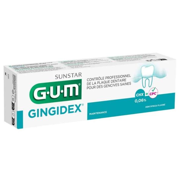 Gum Gingidex dentifrice fluoré 75ml