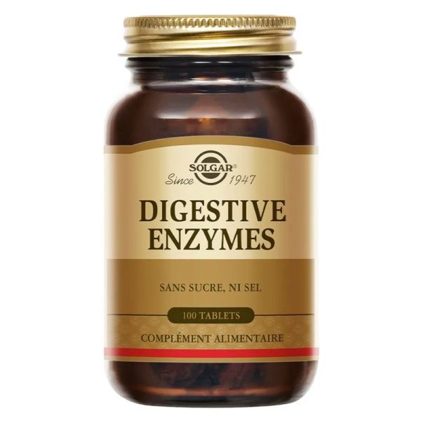 Solgar digestive enzymes 100 comprimés