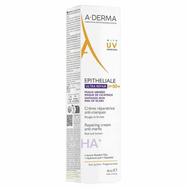 A-Derma Epitheliale AH ultra crème réparatrice SPF50+ 40ml