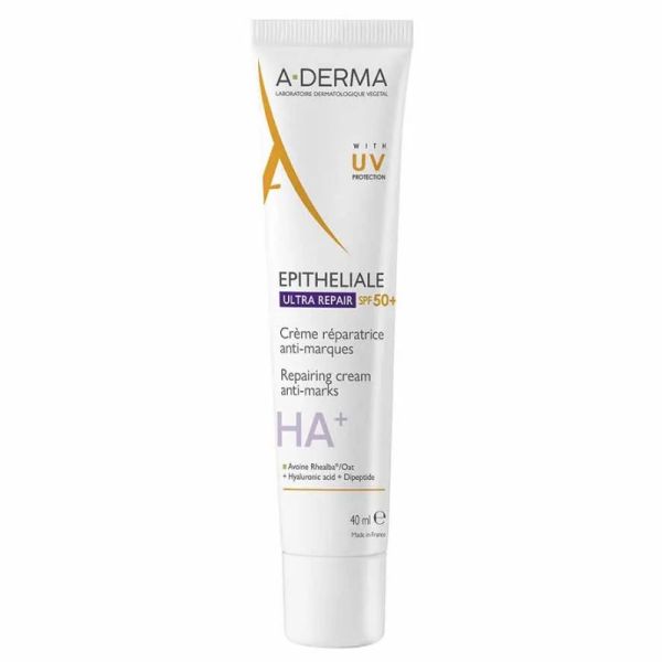 A-Derma Epitheliale AH ultra crème réparatrice SPF50+ 40ml
