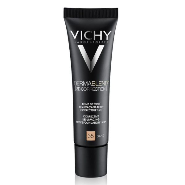 Dermablend 3D Correction Fond de Teint Resurfaçant Actif Correcteur 16H Teinte Sand 35 SPF25 30 ml