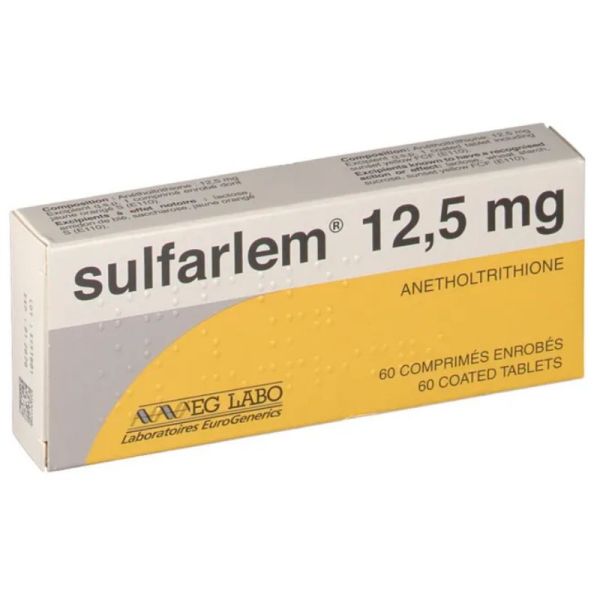Sulfarlem 12,5 Mg 60 comprimés