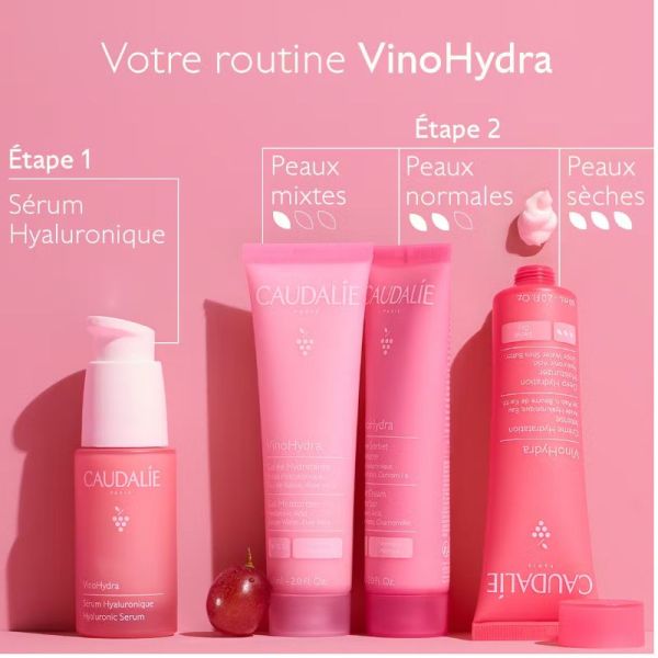 Caudalie VinoHydra sérum à l'acide hyaluronique 30ml