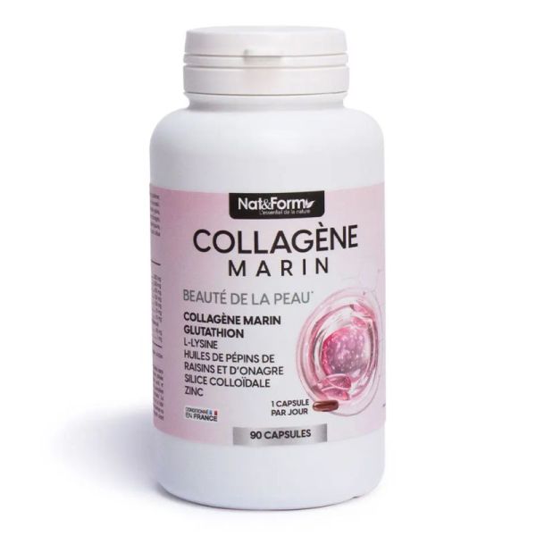 Nat&Form Collagène Marin beauté de la peau 90 capsules