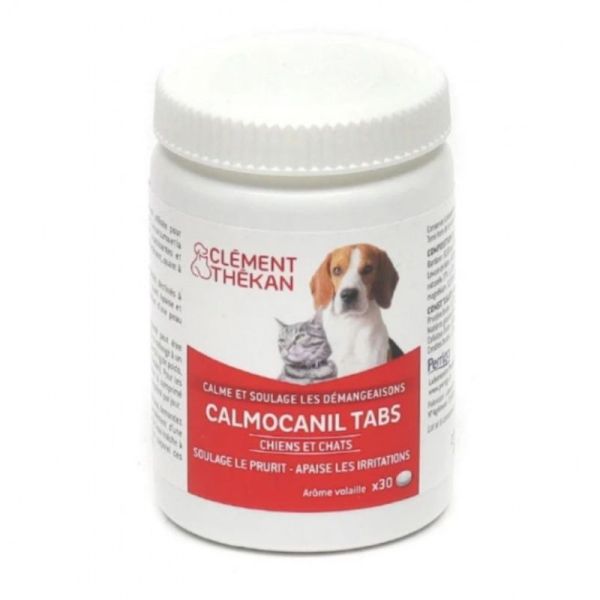 Clément Thékan Calmocanil Tabs Chiens et Chats 30 comprimés