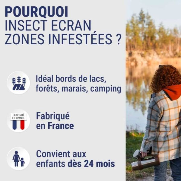 Insect Ecran peau anti-moustiques zones Infestées 2x100ml