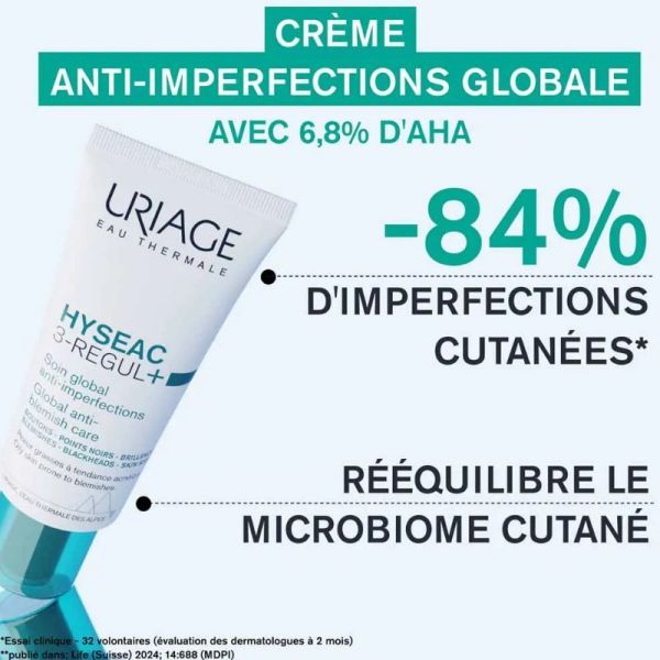 Uriage Hyseac 3-Regul soin global anti-imperfections 40ml