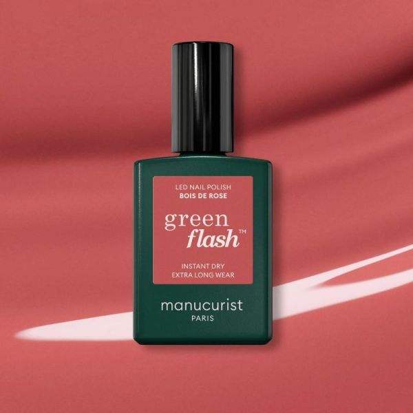 Manucurist Green Flash vernis semi permanent Bois de rose 15ml