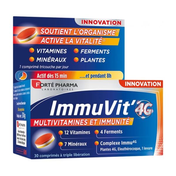 Forté Pharma Immuvit 4G 30 comprimés