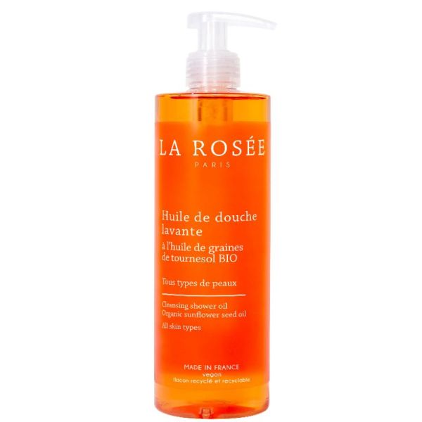 La Rosée huile de douche lavante huile grain tournesol bio 400ml