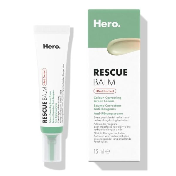 Hero Rescue Balm Red Correct Baume correcteur anti rougeurs 15ml